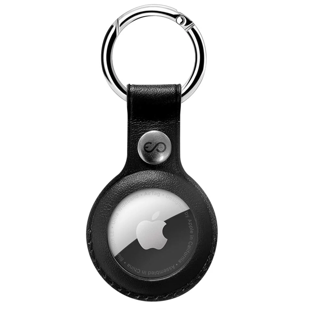 Epico TechGrain Deksel til AirTag 1. & 2. Gen. m. Nøkkelring – Svart v:818594 Epico TechGrain Deksel til AirTag 1. & 2. Gen. m. Nøkkelring – Svart v:818594