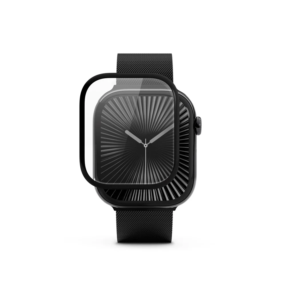 Apple Watch 11 / 10 (46mm) Epico SlimCeramic 3D Glass m. Installasjons v:7985139 Apple Watch 11 / 10 (46mm) Epico SlimCeramic 3D Glass m. Installasjons v:7985139