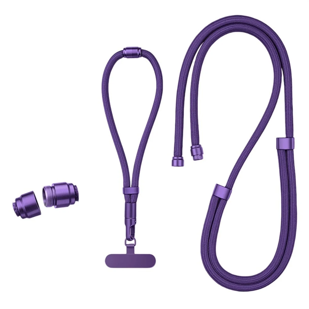 3-i-1 Nylonstropp til Mobil – 150cm / 50cm – Lilla v:6619450
