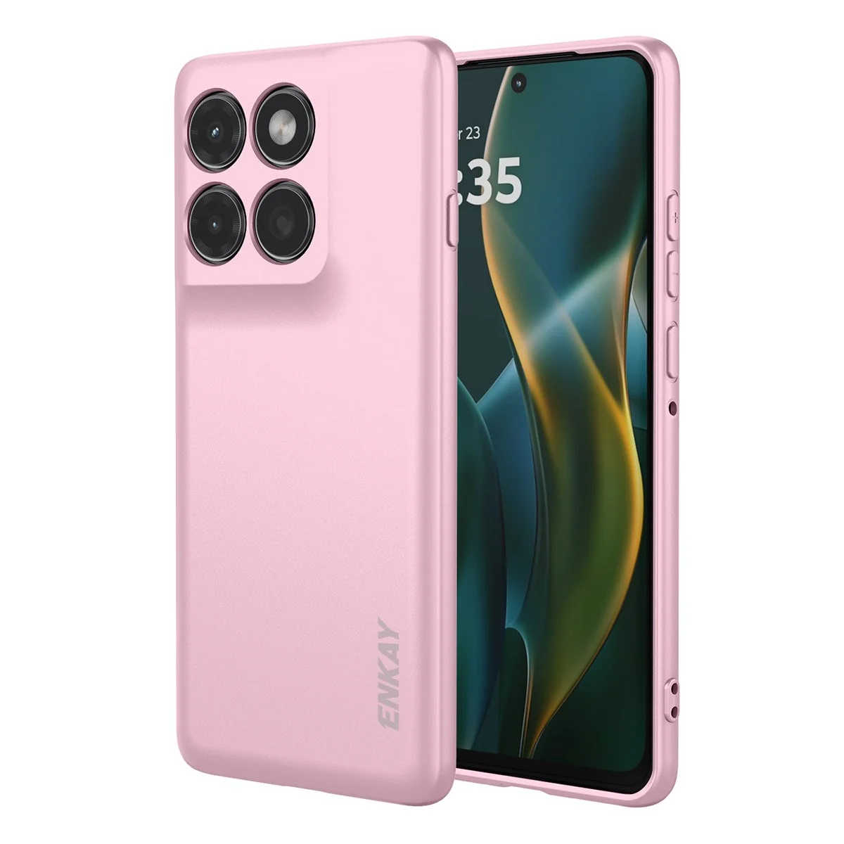 ENKAY Motorola Edge 60 Pro Silikon Deksel – Rosa v:9724088 ENKAY Motorola Edge 60 Pro Silikon Deksel – Rosa v:9724088
