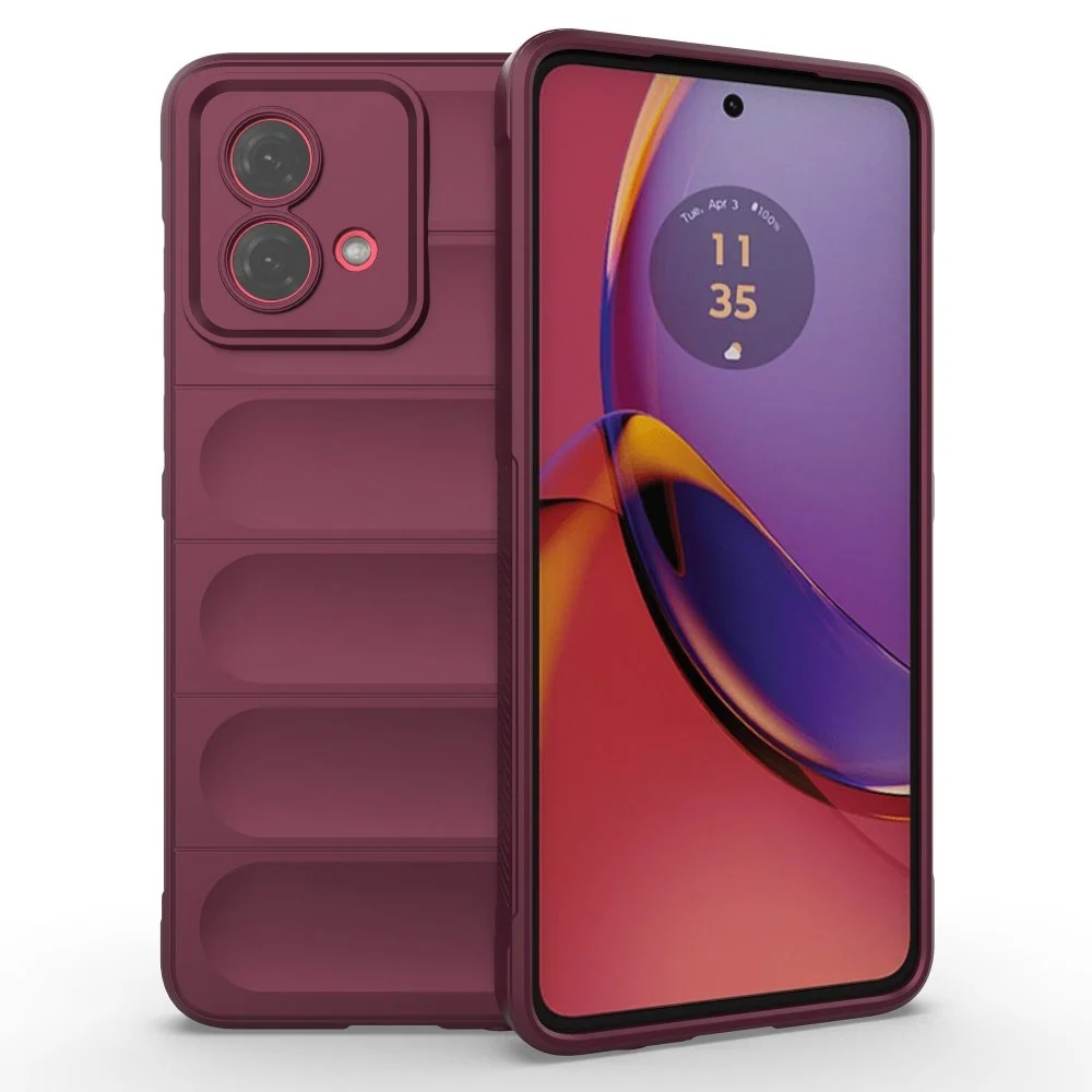 EIDERWOOD Motorola Moto G84 Fleksibelt Plast Deksel – Vinrød v:8728376 EIDERWOOD Motorola Moto G84 Fleksibelt Plast Deksel – Vinrød v:8728376