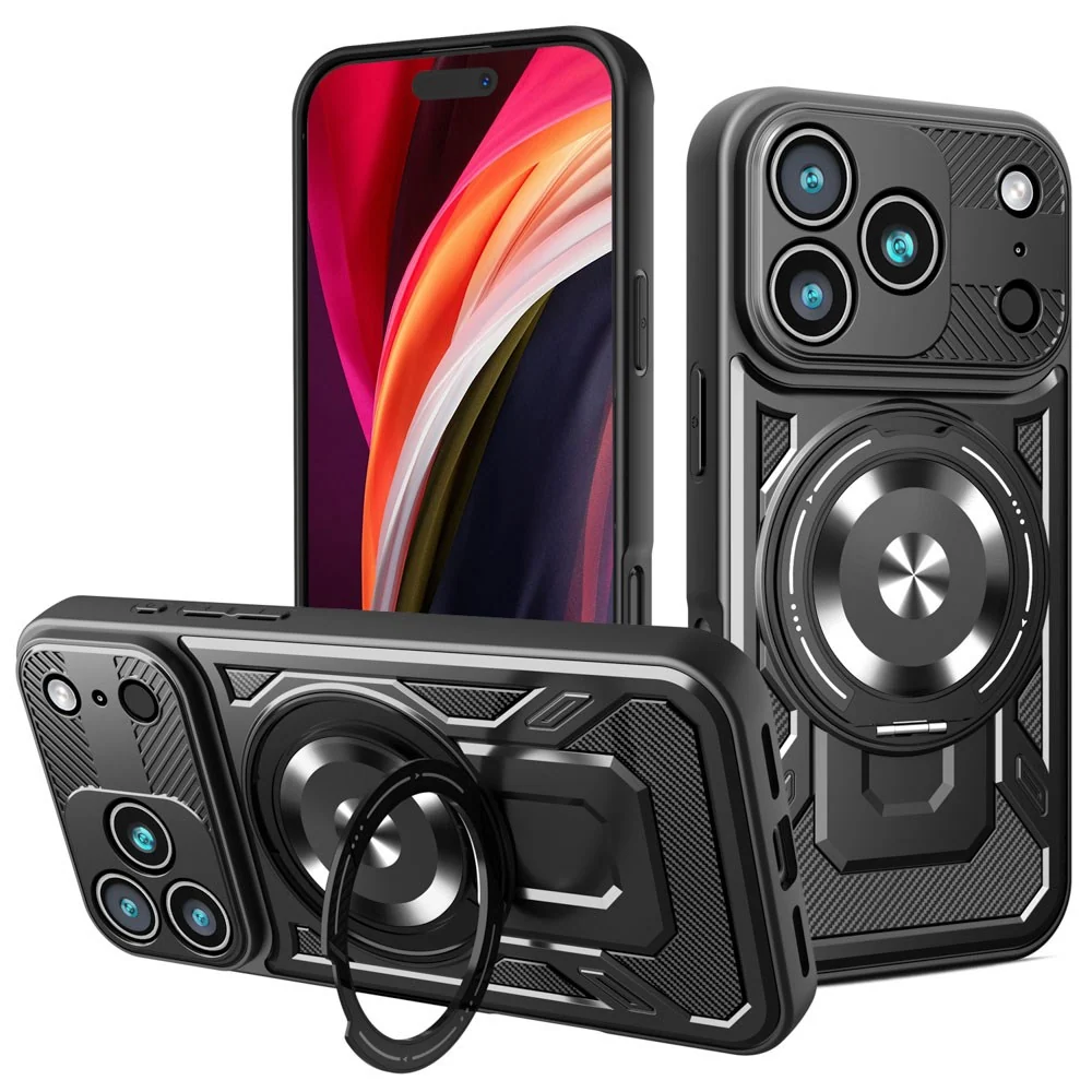 iPhone 17 Pro TFO Defender Armor Deksel – MagSafe Kompatibel – Svart v:7760772 iPhone 17 Pro TFO Defender Armor Deksel – MagSafe Kompatibel – Svart v:7760772