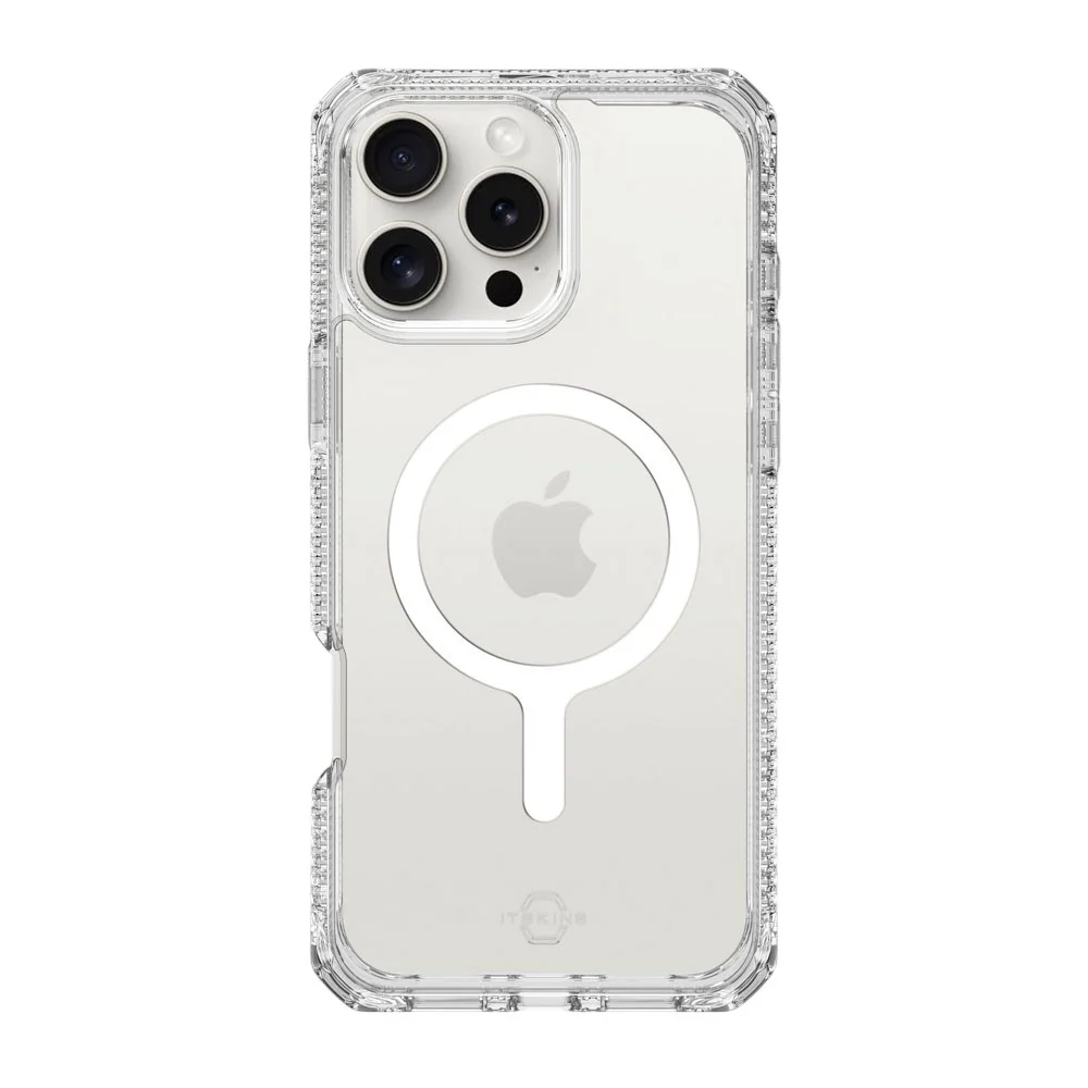 iPhone 16 Pro ITSKINS Hybrid MagClear Deksel - MagSafe Kompatibel - Gj v:9989828