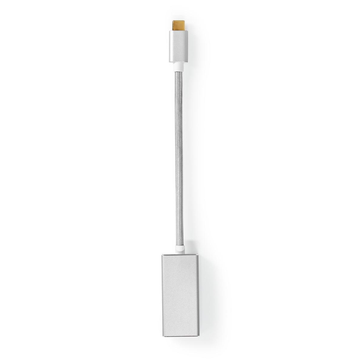 Nedis USB-C™ Adapter | USB 3.2 Gen 1 | USB-C™ Hann | DisplayPort Hun | 0.20 m | Rund | Gull belagt | Flettet / Nylon | Sølv | Deksel Vindusboks v:4767275 Nedis USB-C™ Adapter | USB 3.2 Gen 1 | USB-C™ Hann | DisplayPort Hun | 0.20 m | Rund | Gull belagt | Flettet / Nylon | Sølv | Deksel Vindusboks v:4767275