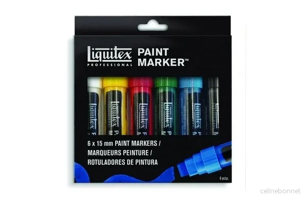 Liquitex Akrylmarkør Wide 6stk v:7701859