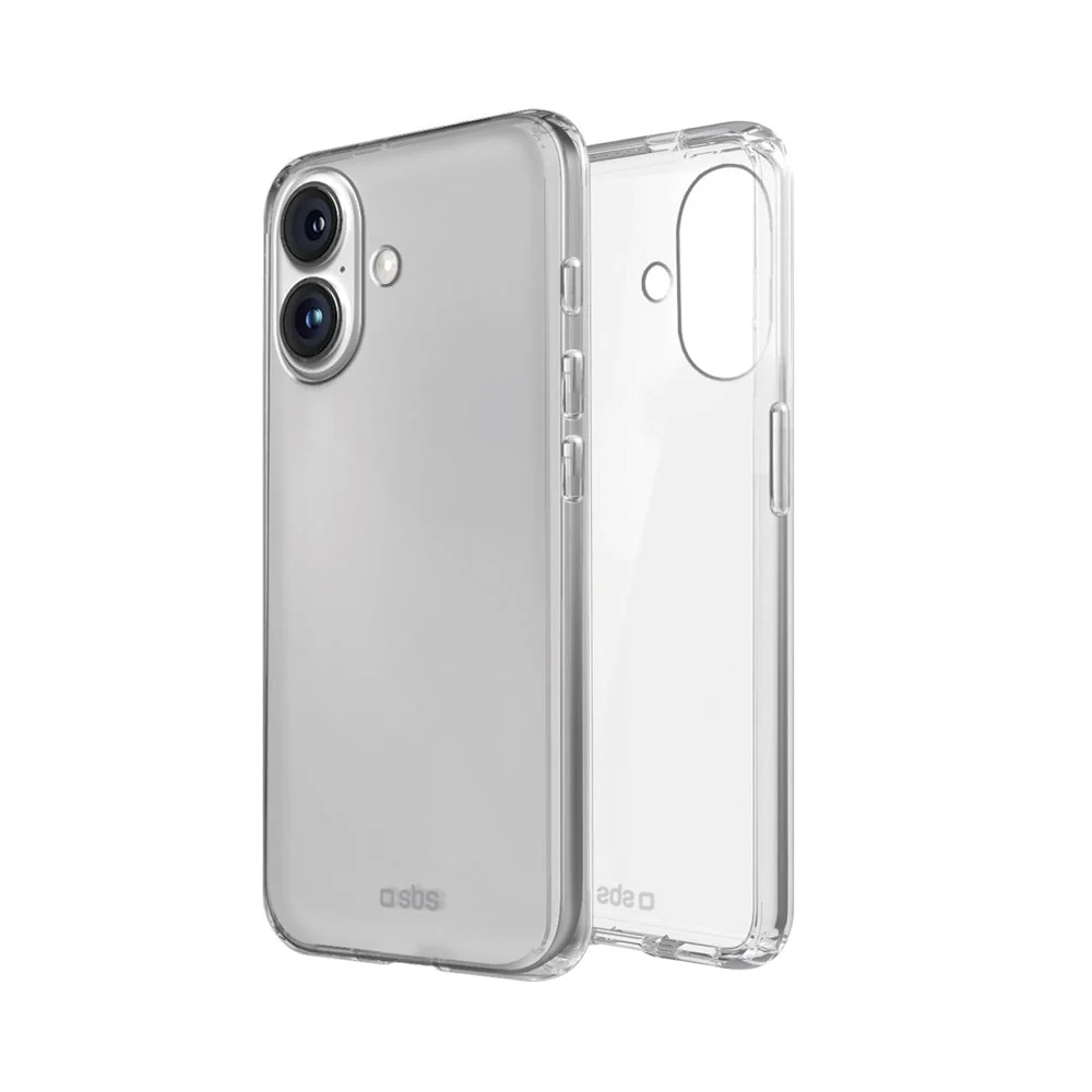 iPhone 16 SBS Skinny Deksel – Gjennomsiktig v:888900 iPhone 16 SBS Skinny Deksel – Gjennomsiktig v:888900