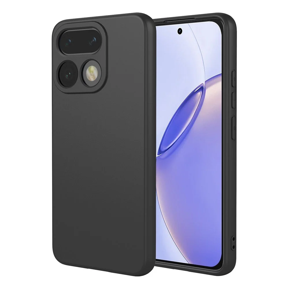 Realme 16 Pro EIDERWOOD Fôret Fleksibelt Plast Deksel – Svart v:3762078 Realme 16 Pro EIDERWOOD Fôret Fleksibelt Plast Deksel – Svart v:3762078