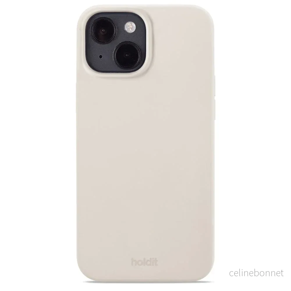 Holdit iPhone 14 / 13 Soft Touch Silikon Deksel - Light Beige v:5084748