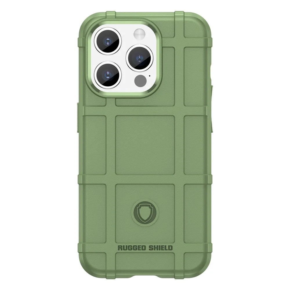 iPhone 15 Pro Rugged Shield Series Håndverker Deksel - Grønn v:2375444