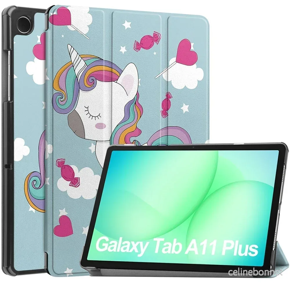 Samsung Galaxy Tab A11+ (Plus) EIDERWOOD Kunstskinn Flipp Deksel med M v:2623955 Samsung Galaxy Tab A11+ (Plus) EIDERWOOD Kunstskinn Flipp Deksel med M v:2623955