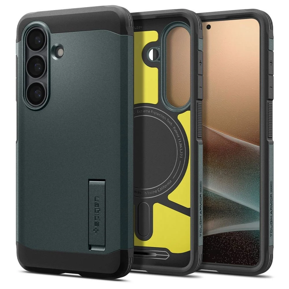 Samsung Galaxy S26+ (Plus) Spigen Tough Armor Hybrid Deksel m. Stativf v:8465441 Samsung Galaxy S26+ (Plus) Spigen Tough Armor Hybrid Deksel m. Stativf v:8465441
