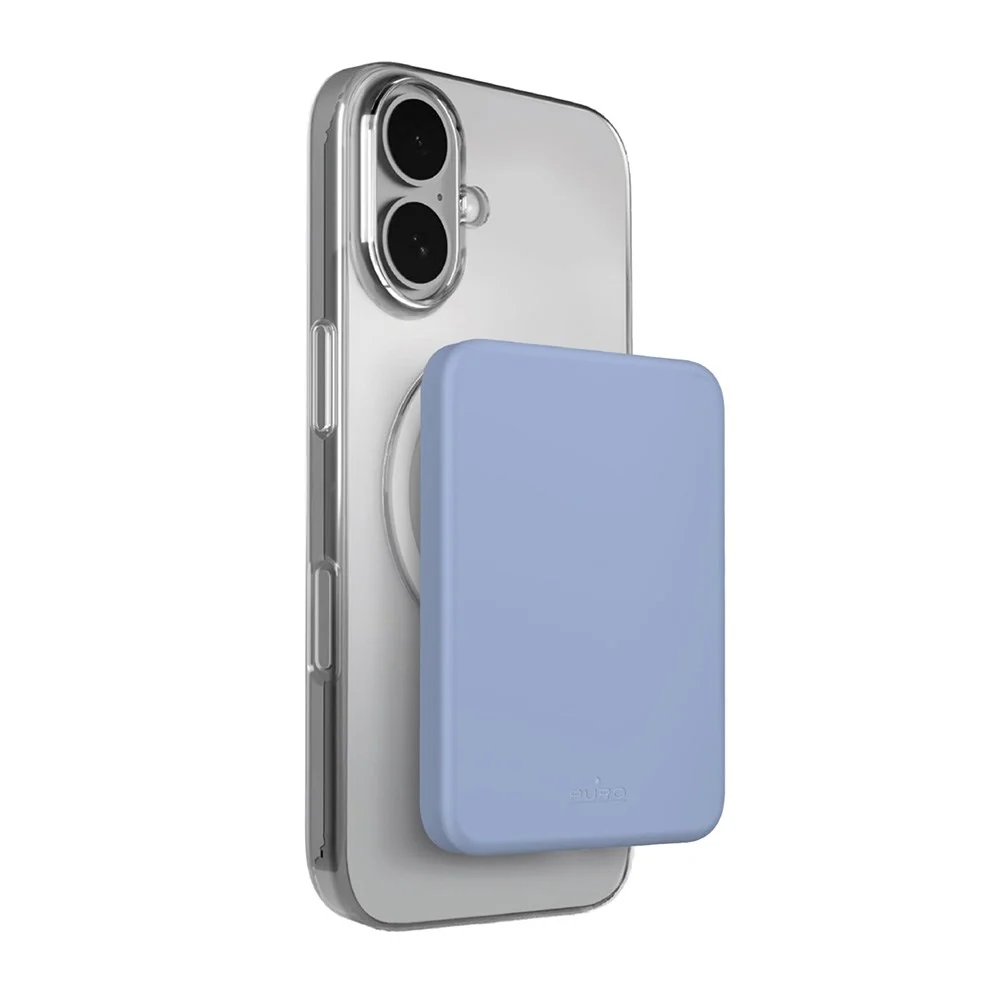 Puro MagSafe Powerbank 4200mAh med USB-C – Blå v:1221548 Puro MagSafe Powerbank 4200mAh med USB-C – Blå v:1221548