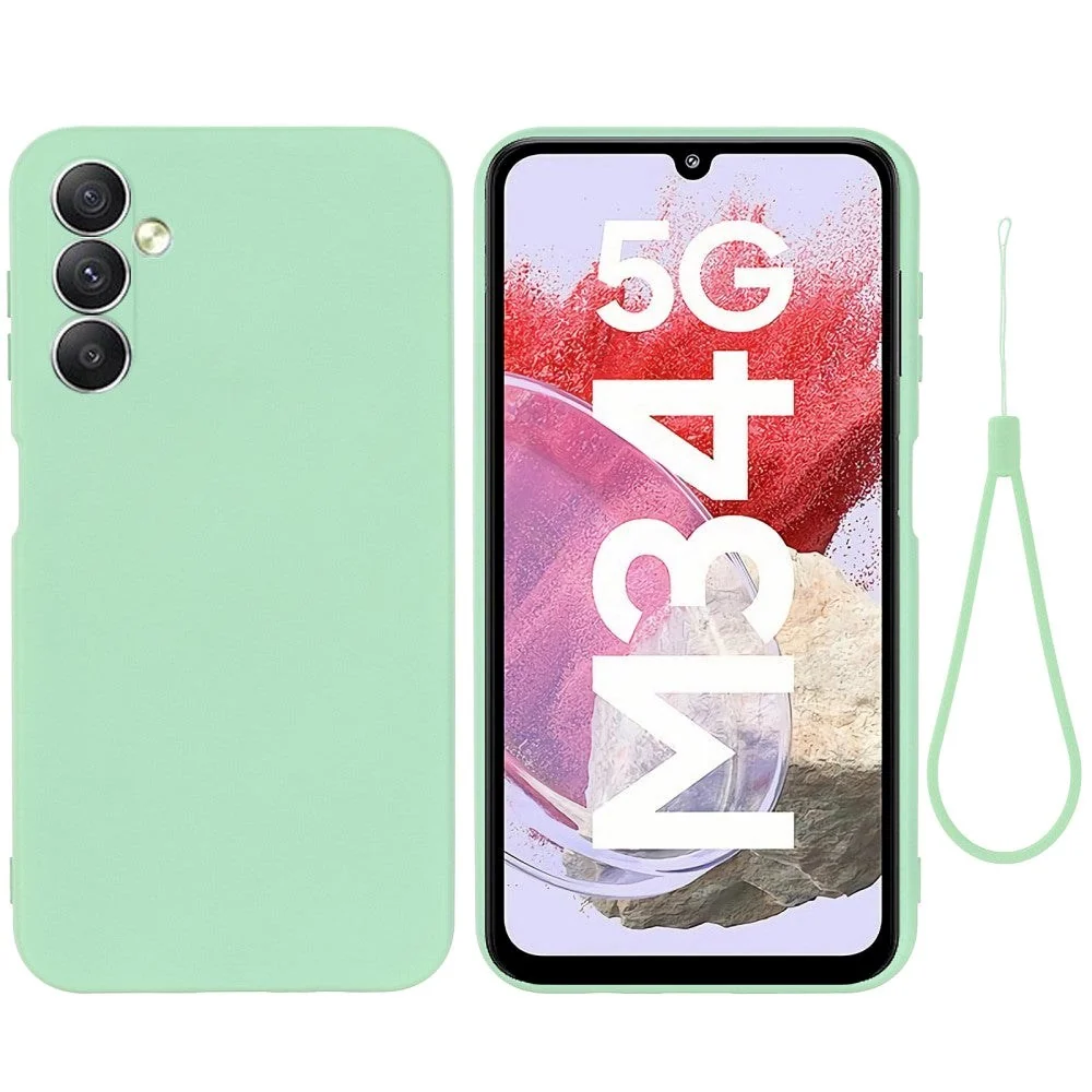 Samsung Galaxy M34 (5G) / F34 (5G) Liquid Silikon Deksel med Stropp – v:2987268