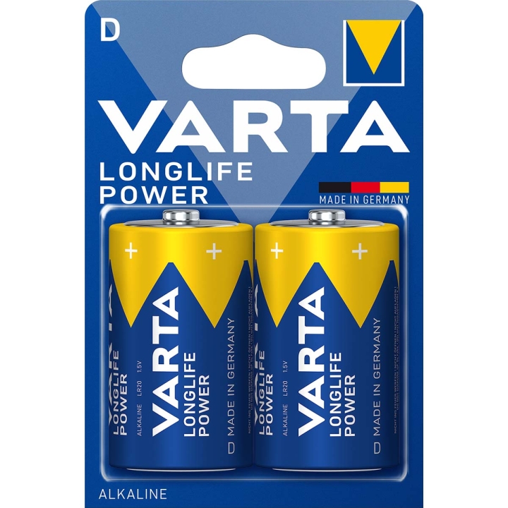 Alkalisk batteri D | 1.5 V DC | 2-Pakke v:8447234 Alkalisk batteri D | 1.5 V DC | 2-Pakke v:8447234