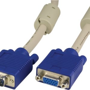 DELTACO forlengningskabel RGB HD15 output-input,2m,Pin-Pin,uten pin9 v:6854969