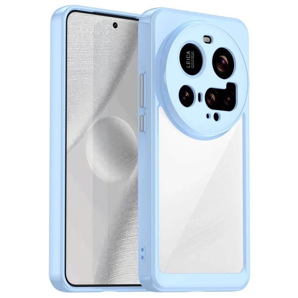 EIDERWOOD Xiaomi 15 Ultra Hybrid Plast Deksel – Gjennomsiktig / Blå v:5566534