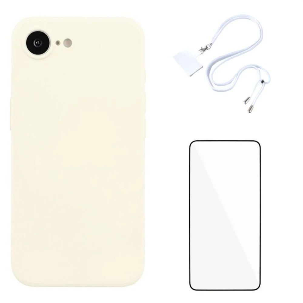 iPhone 17e / 16e Sett med Fleksibelt Plast Deksel – Skjermbeskytter – v:6160912 iPhone 17e / 16e Sett med Fleksibelt Plast Deksel – Skjermbeskytter – v:6160912