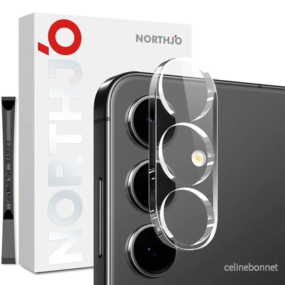 NORTHJO Samsung Galaxy S25 FE Herdet Kameralinse Glass - Gjennomsiktig v:9904894