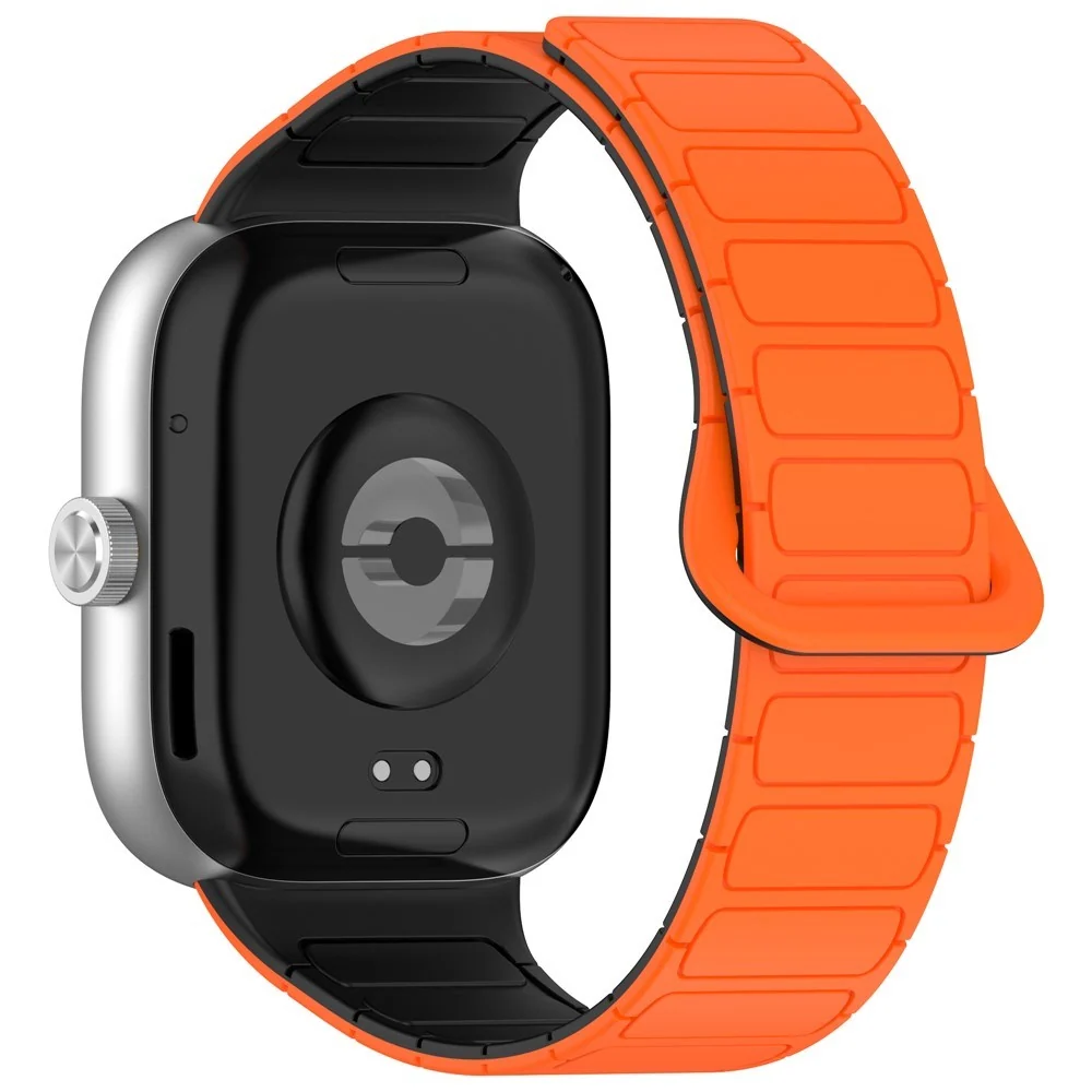 Xiaomi Redmi Watch 5 EIDERWOOD Tofarget Silikonrem – Oransje / Svart v:7645694 Xiaomi Redmi Watch 5 EIDERWOOD Tofarget Silikonrem – Oransje / Svart v:7645694
