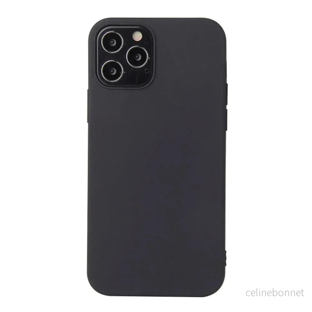 iPhone 14 Pro Fleksibelt Plastdeksel - Svart v:1594985
