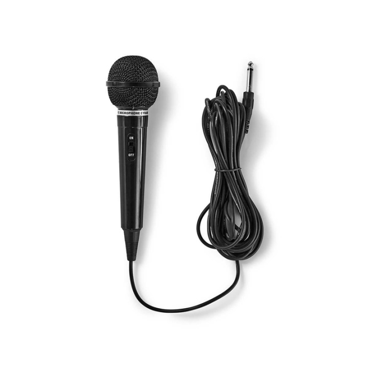Nedis Mikrofon | Kardioid | Fast kabel | 5.00 m | 80 Hz – 12 kHz | 600 Ohm | -75 dB | Av/på-bryter | ABS | Sort v:3150122 Nedis Mikrofon | Kardioid | Fast kabel | 5.00 m | 80 Hz – 12 kHz | 600 Ohm | -75 dB | Av/på-bryter | ABS | Sort v:3150122
