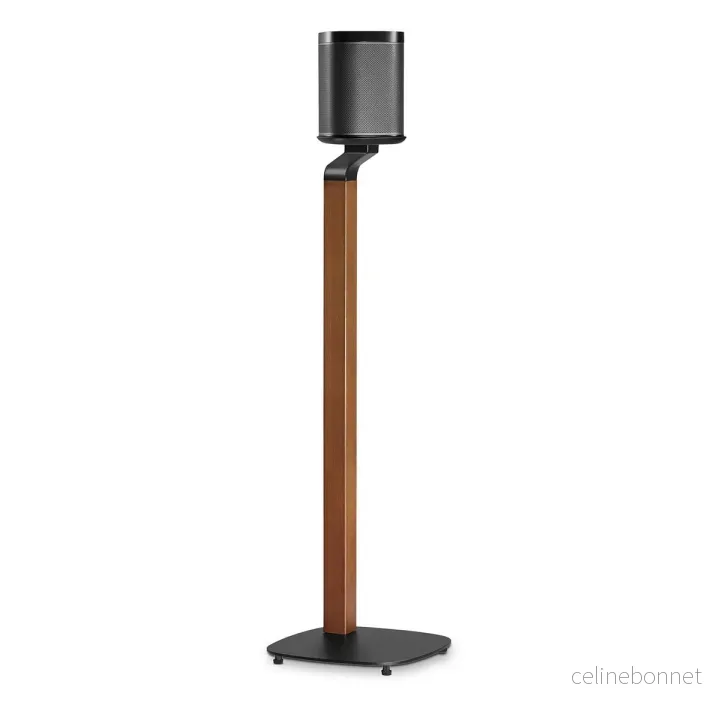 Nedis Speaker Mount | Kompatibel med: Sonos® One SL™ / Sonos® One™ / Sonos® PLAY:1™ | Stativ | 10 | Fixed | Metall / Tre | Brun / Sort v:4110115