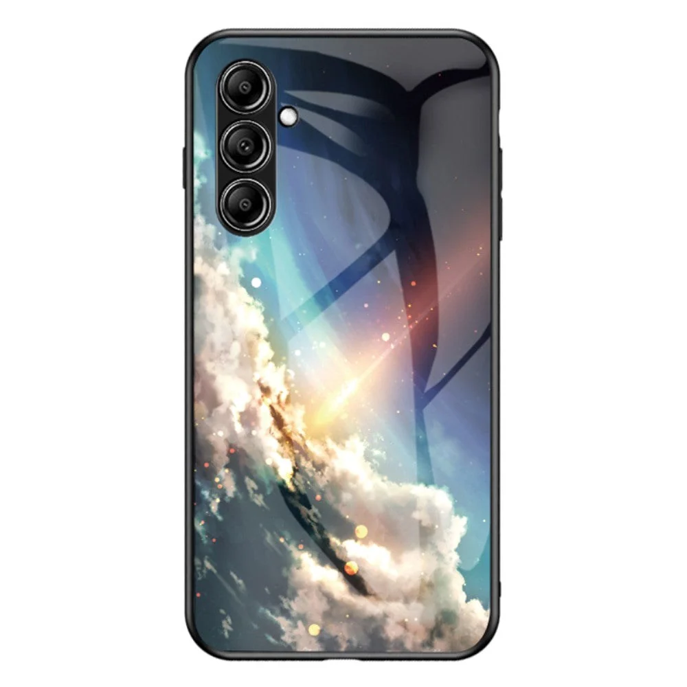 Samsung Galaxy S23 FE Deksel m. Bakside av Glass – Fargerik Himmel v:234119 Samsung Galaxy S23 FE Deksel m. Bakside av Glass – Fargerik Himmel v:234119