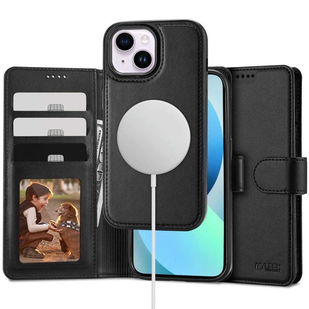 iPhone 13 Tech-Protect 2-i-1 Skinndeksel med Lommebok – MagSafe Kompat v:5789147 iPhone 13 Tech-Protect 2-i-1 Skinndeksel med Lommebok – MagSafe Kompat v:5789147