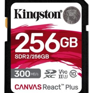 Kingston 256 GB Canvas React Plus SDXC UHS-II v:6846089 Kingston 256 GB Canvas React Plus SDXC UHS-II v:6846089