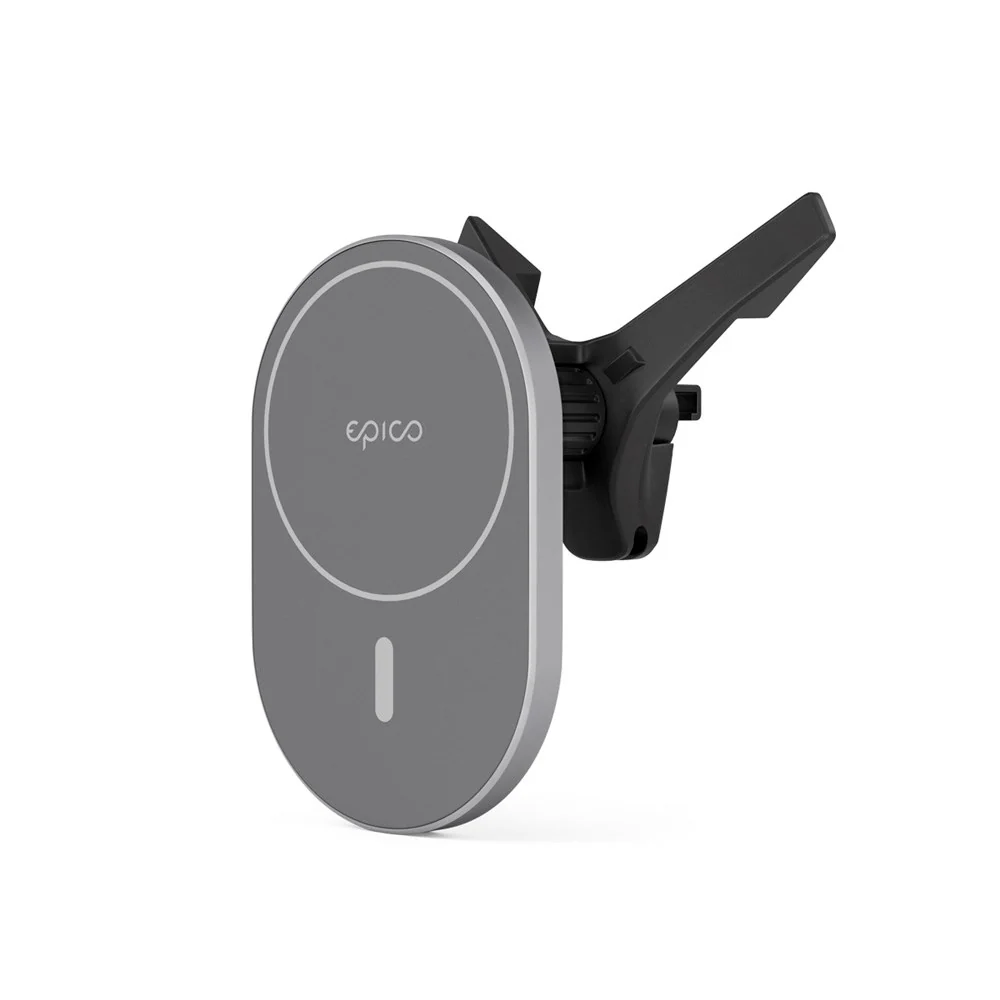 Epico Magnetisk Mobiltelefonholder for Bil m. 15W Trådløs Lading og 18 v:9703094 Epico Magnetisk Mobiltelefonholder for Bil m. 15W Trådløs Lading og 18 v:9703094