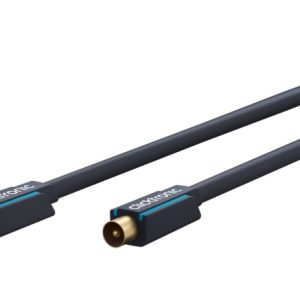 ClickTronic Koaksialkabel Premium-kabel | Koaksialkontakt Koaksialkobling | 3,0 m | > 95 dB v:3276096