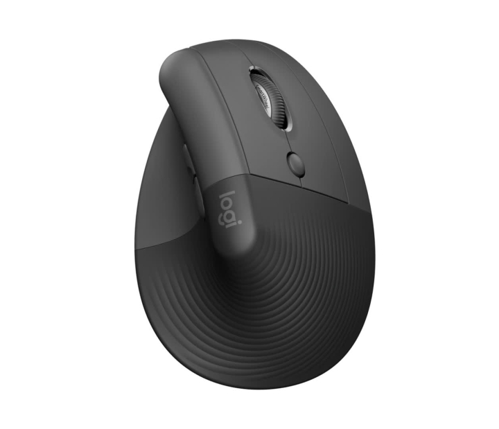 Logitech Lift Right Vertikal ergonomisk mus, grafitt/sort v:6420226