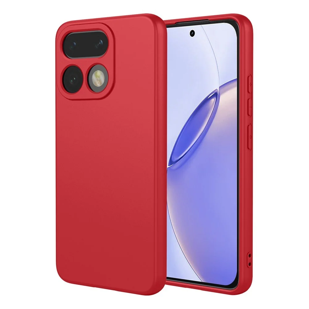 Realme 16 Pro EIDERWOOD Fôret Fleksibelt Plast Deksel – Rød v:6178843 Realme 16 Pro EIDERWOOD Fôret Fleksibelt Plast Deksel – Rød v:6178843
