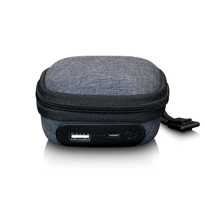 Lenco Etui med innebygd powerbank Grå v:7046638