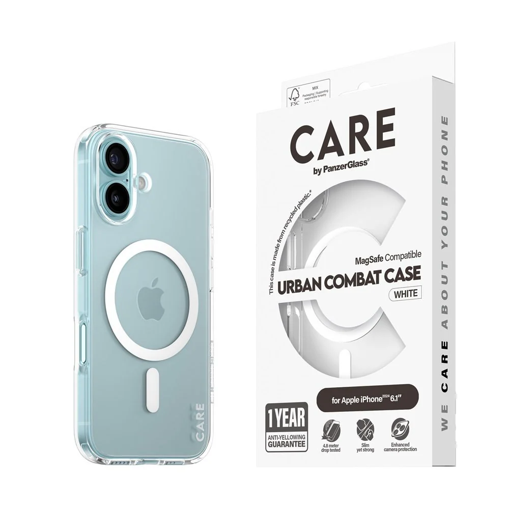 CARE by PanzerGlass iPhone 16 FLAGSHIP Urban Combat-deksel – MagSafe K v:3564486 CARE by PanzerGlass iPhone 16 FLAGSHIP Urban Combat-deksel – MagSafe K v:3564486
