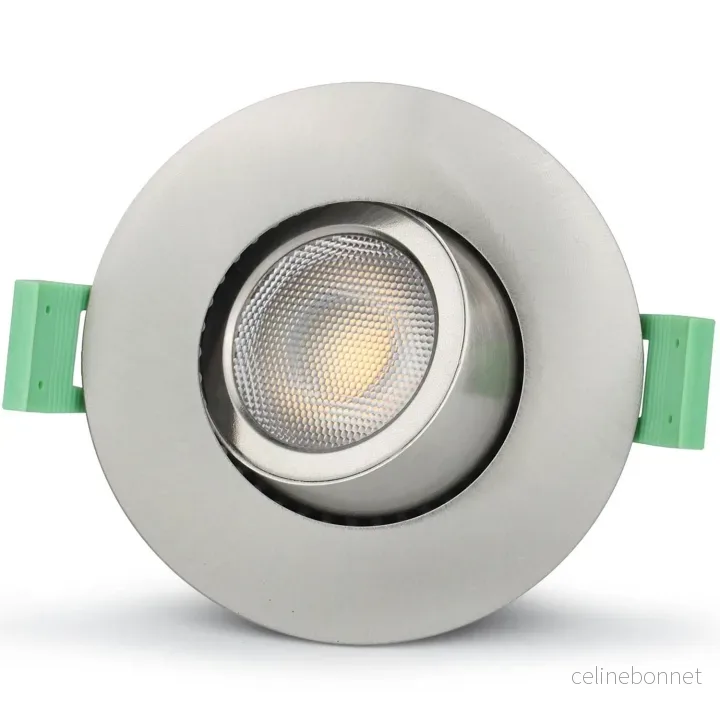 Llitt Sanna dimbar innfelt downlight 3000K/4000K 520lm IP65 1-pk børstet stål v:8093539