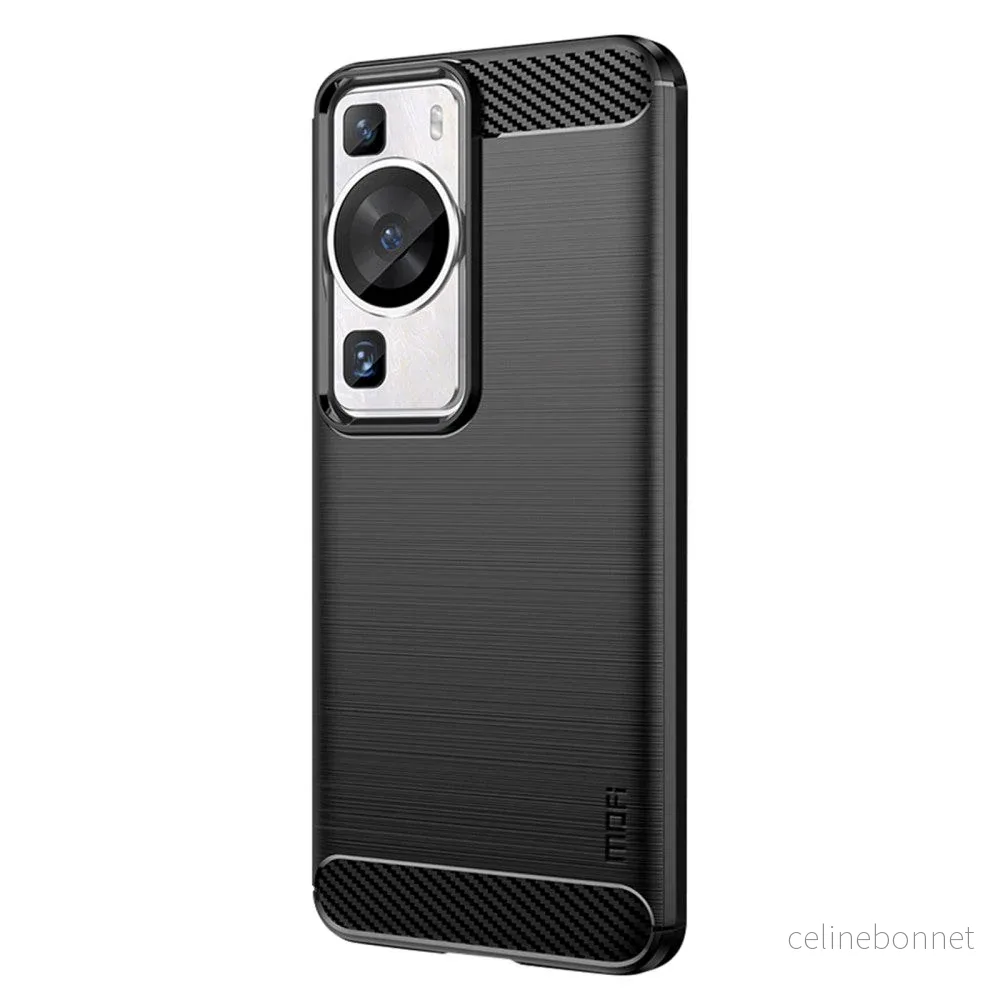 Huawei P60 Pro Mofi Brushed Carbon Fiber Fleksibelt Plast Deksel – Sva v:4318948 Huawei P60 Pro Mofi Brushed Carbon Fiber Fleksibelt Plast Deksel – Sva v:4318948