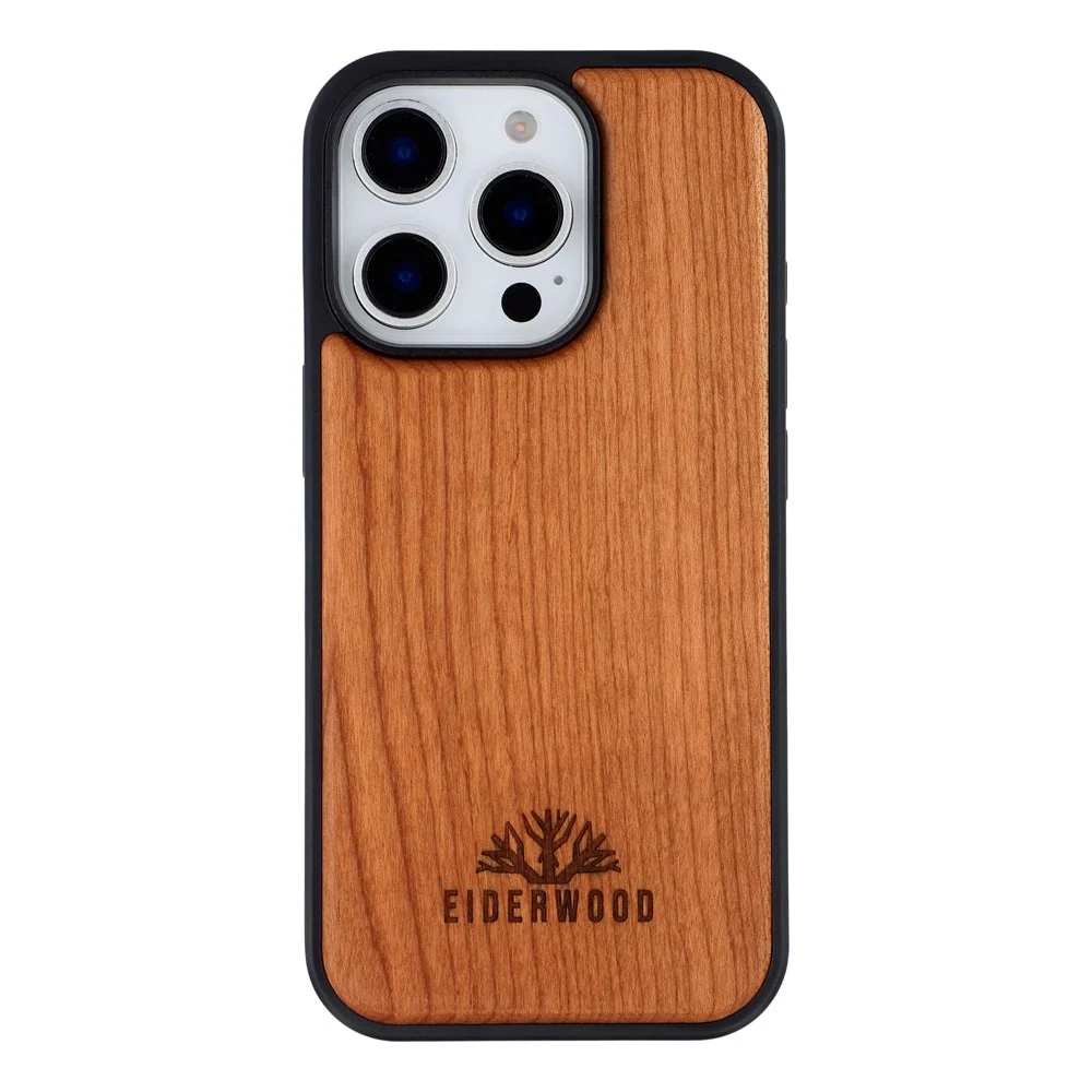 EIDERWOOD iPhone 16 Pro Magnetisk Tredeksel - MagSafe Kompatibel - Kir v:8669967
