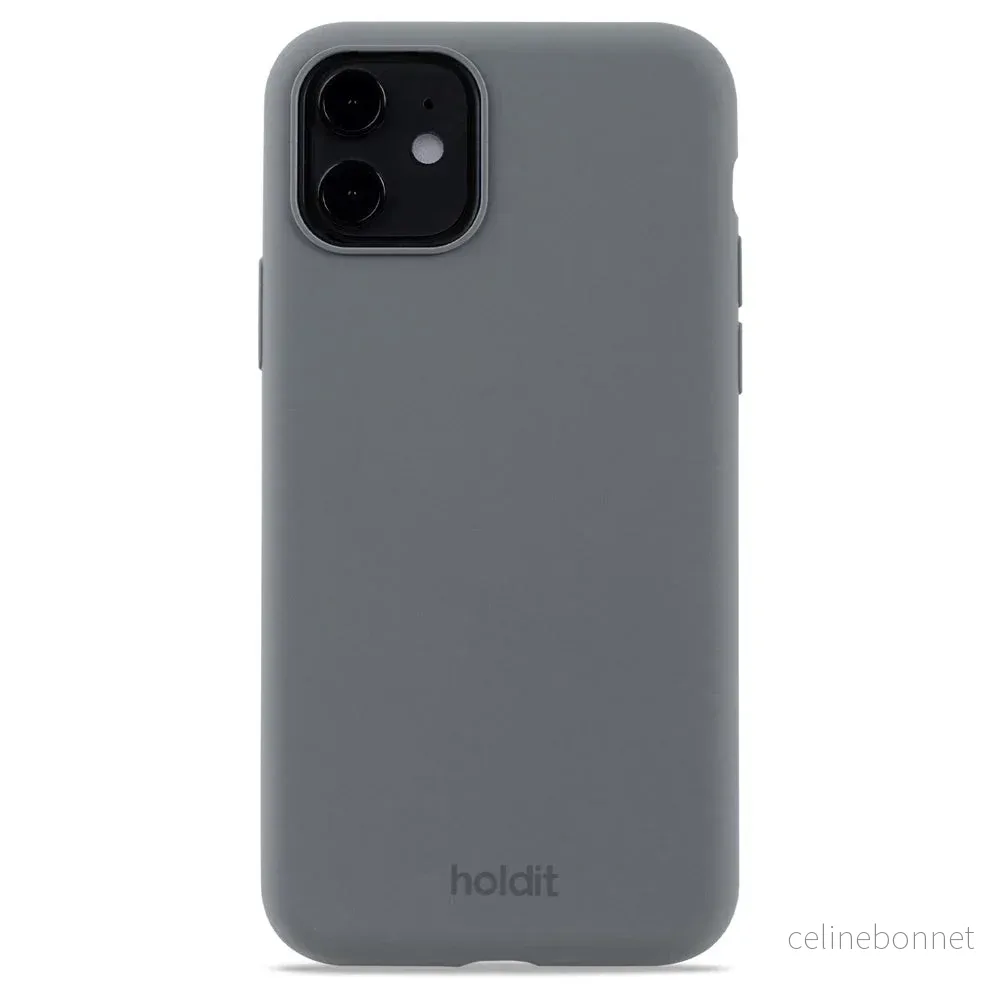Holdit iPhone 11 Soft Touch Silikon Deksel – Space Gray v:7231015