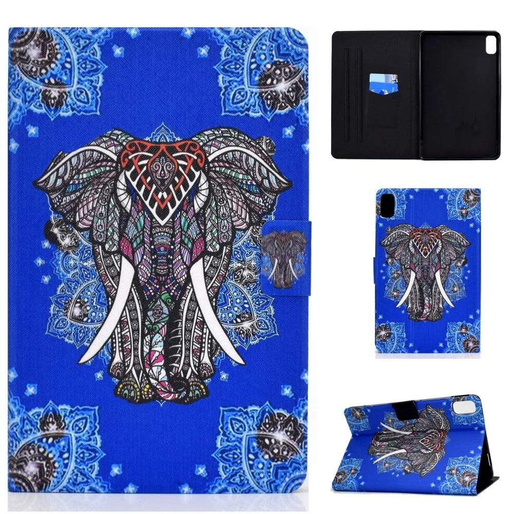 Huawei MatePad 10.4 "Deksel med stativfunksjon og kortholder – Elefant v:7464505
