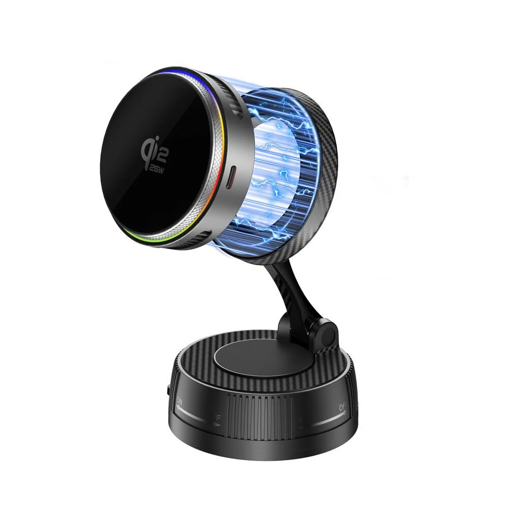 4smarts Trådløs Lader med Innebygd Kjøling & RGB-Lys – MagSafe / Qi2 K v:2974281 4smarts Trådløs Lader med Innebygd Kjøling & RGB-Lys – MagSafe / Qi2 K v:2974281