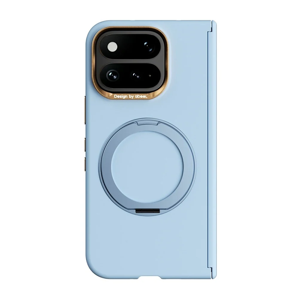Google Pixel 11 Pro Fold ABEEL Hardt Soft-Touch Plast Deksel m. Kickst v:7465676