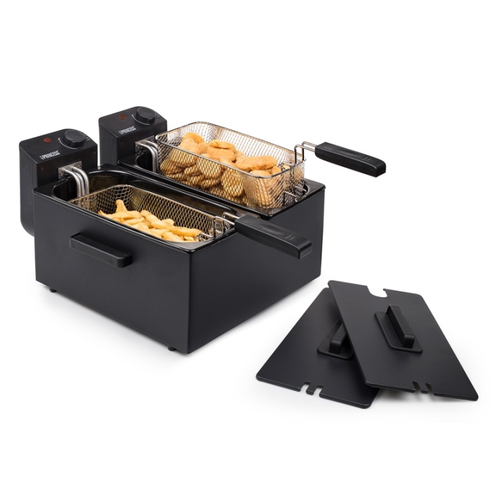 Princess Frityrgryte Double 2x3L 2x1800W Svart v:8955852