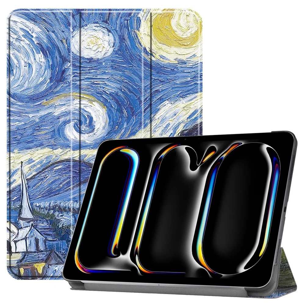 EIDERWOOD iPad Pro 11" (2025 / 2024) Tri-Fold Deksel i Kunstskinn med v:6093866