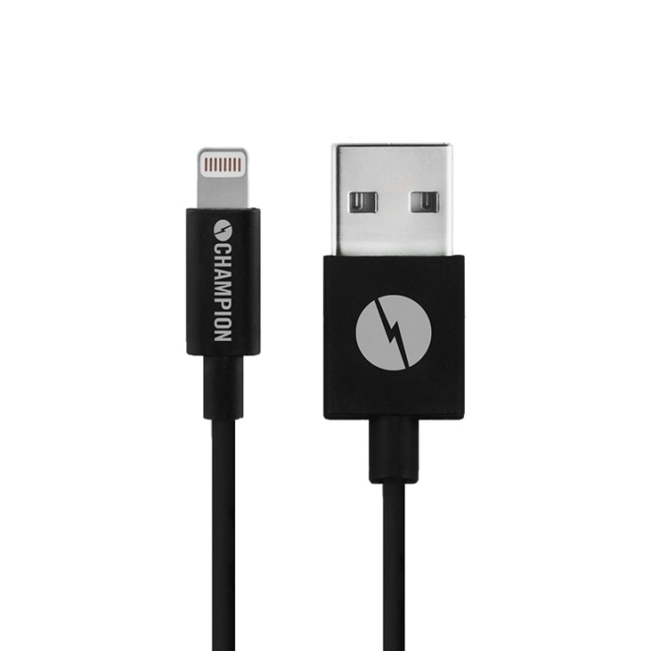 Champion USB-A til Lightning-kabel 1 m svart v:7713764