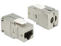 DeLOCK RJ45 Keystone-modul, Cat.8, ingen verktøy kreves v:7585582