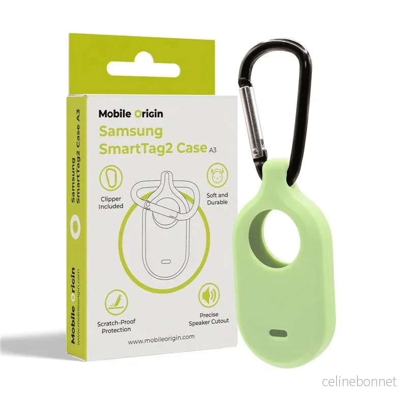 Mobile Origin Samsung Galaxy SmartTag2 Silikon Deksel med Karabinkrok v:2752875