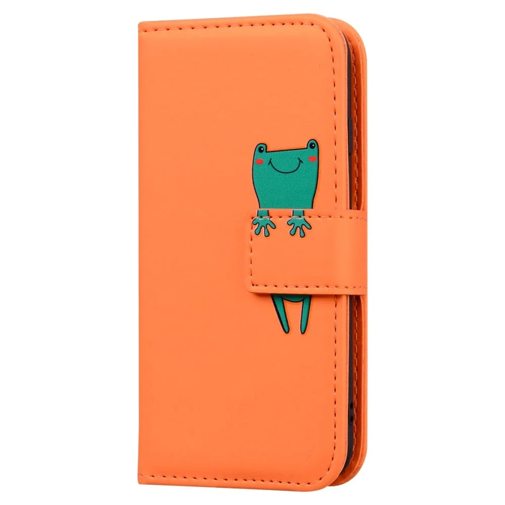 Xiaomi 13 Flip Deksel med Stropp / Ståfunksjon / Kortholder – Oransje v:9258841