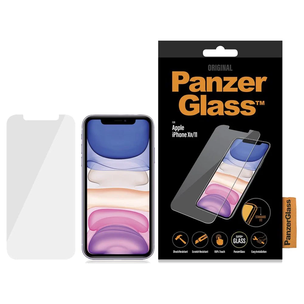 iPhone 11 / XR PanzerGlass Standard Fit Skjermbeskytter – Gjennomsikti v:7588580 iPhone 11 / XR PanzerGlass Standard Fit Skjermbeskytter – Gjennomsikti v:7588580