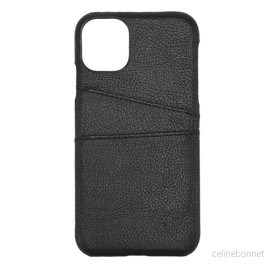 iPhone 11 Onsala Collection Mobil Deksel m. Kortholder / Skinn – Svart v:1994360
